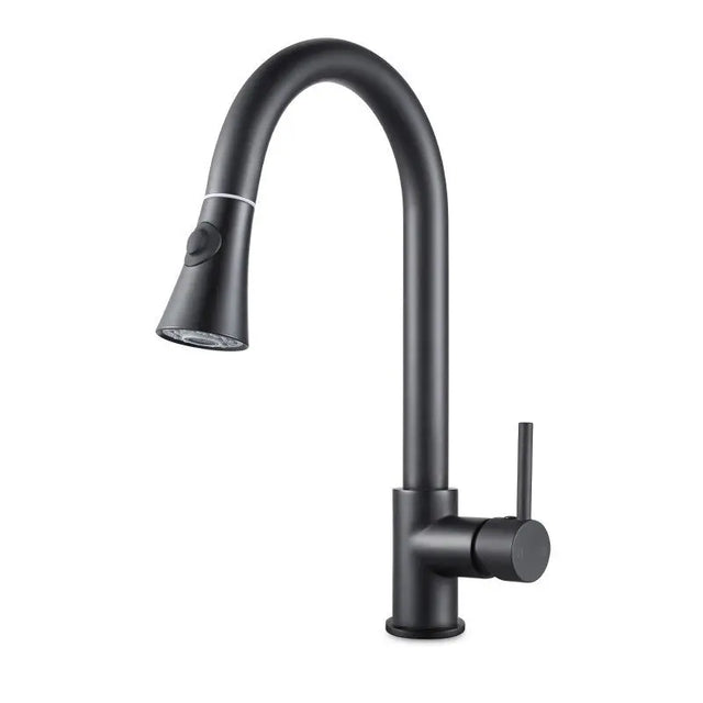 Black Pull Out Kitchen Mixer Aquaperla