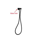 Black Shower Rail Aquaperla