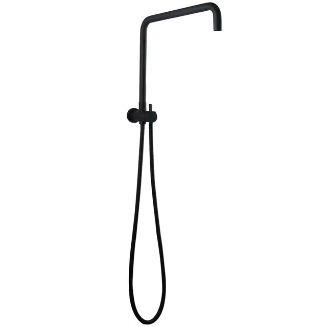 Black Shower Rail Aquaperla