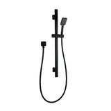 Black Shower Rail with Handheld Shower Aquaperla
