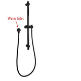 Black Shower Rail Aquaperla