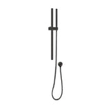 Black Shower Rail with Handheld Shower Aquaperla