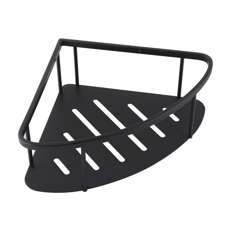 IVANO - Black Stainless Steel Shelf Aquaperla