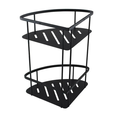 IVANO - Black Stainless Steel Shelf Aquaperla