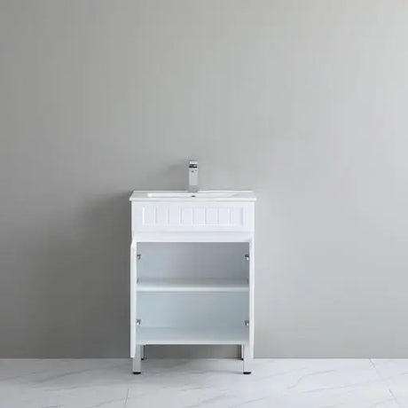 ACACIA SHAKER PVC Floor Vanity 600 Poseidon