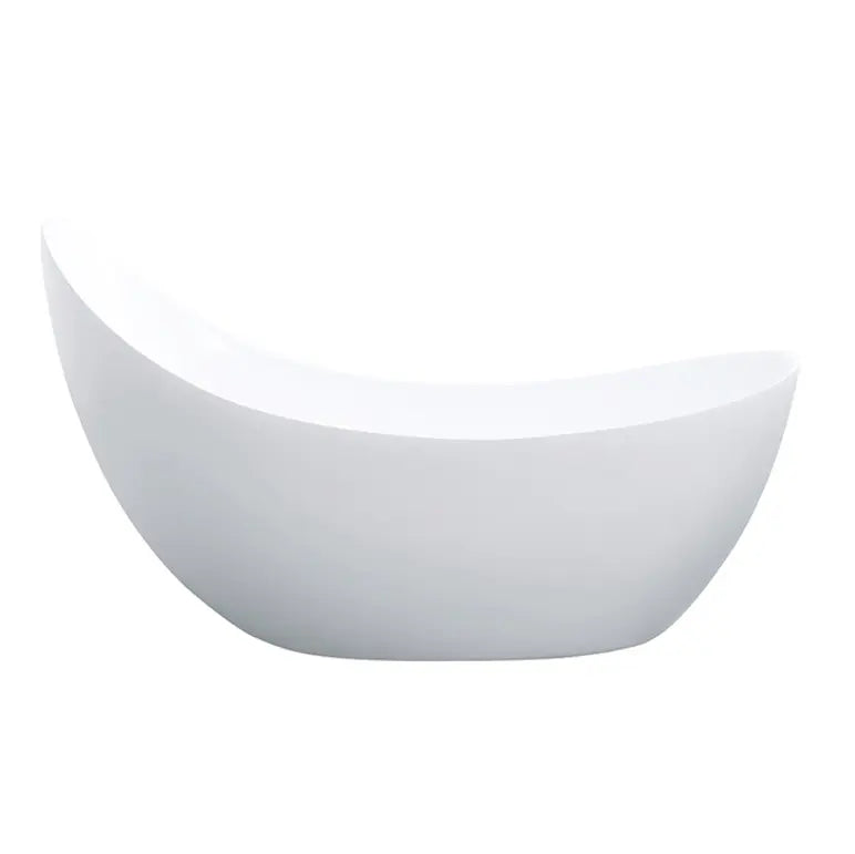 Posh Matte White Free Standing Bathtub 1490*710*830mm Poseidonbk