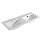 Fremantle PVC Wall Hung Cabinet Vanity 1200mm (Matte White) (Single/Double Bowl) Poseidon
