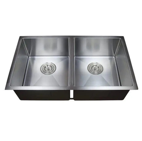 Stainless Steel Double Bowl Sink 775*450*220mm Poseidonbk
