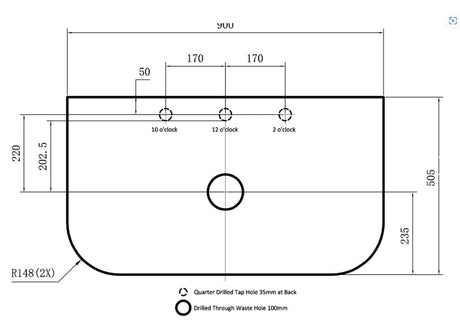 POS AVALON Wall Hung Vanity Matte White (All Sizes) Poseidon