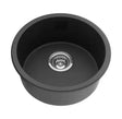 Matte Single Bowl Quartz Sink 466*466*210mm Poseidonbk