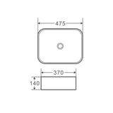 Qtro 48 Counter-top Rectangular Basin mercioaustralia