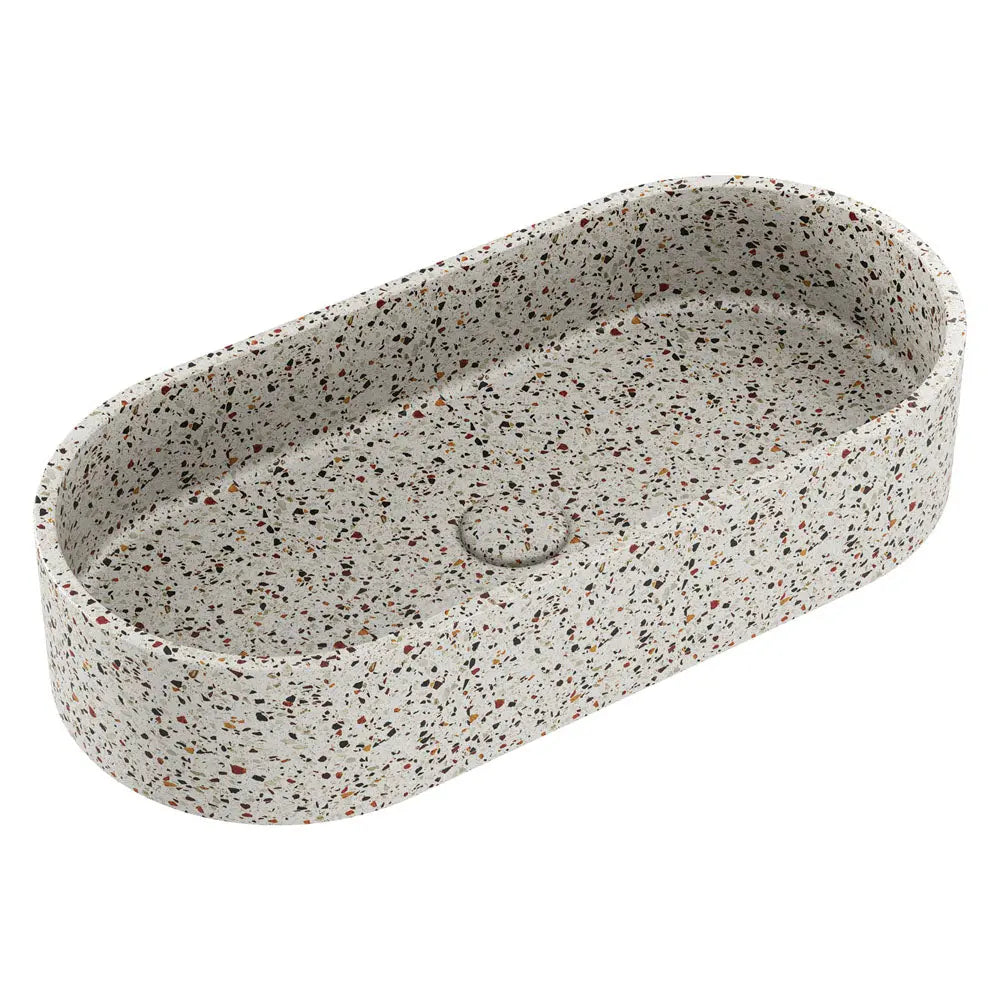 Jada Pill Concrete Above Counter Basin, Terrazzo fienza