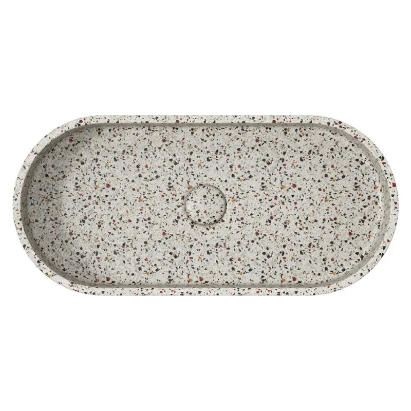 Jada Pill Concrete Above Counter Basin, Terrazzo fienza