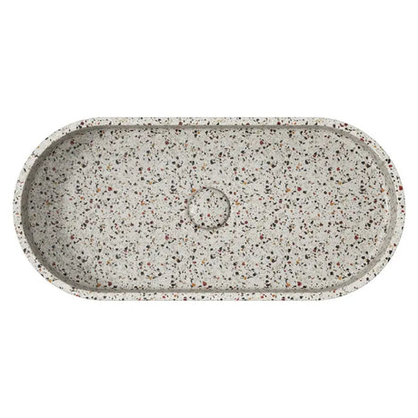 Jada Pill Concrete Above Counter Basin, Terrazzo fienza