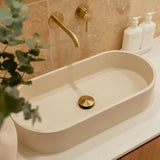 Jada Pill Concrete Above Counter Basin, Warm White fienza