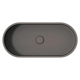 Jada Pill Concrete Above Counter Basin, Warm Grey fienza