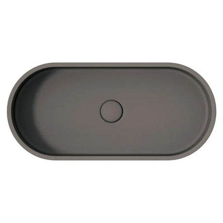 Jada Pill Concrete Above Counter Basin, Warm Grey fienza