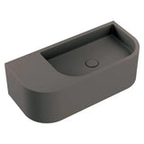 Blanca Concrete Wall Basin, Warm Grey fienza