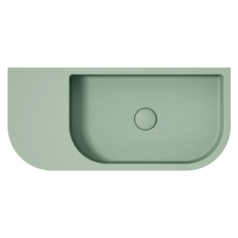 Blanca Concrete Wall Basin, Sage fienza