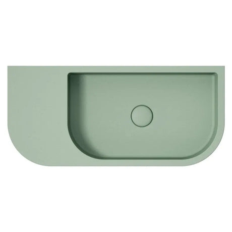 Blanca Concrete Wall Basin, Sage fienza