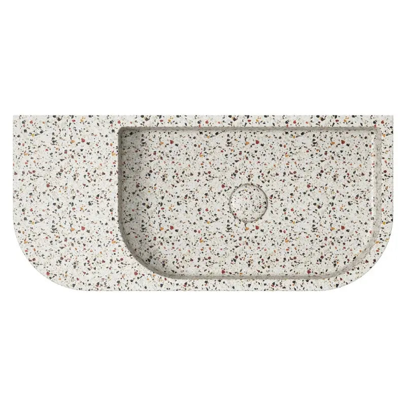 Blanca Concrete Wall Basin, Terrazzo fienza