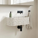 Blanca Concrete Wall Basin, Terrazzo fienza