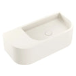 Blanca Concrete Wall Basin, Warm White fienza