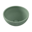 Alba Round Concrete Above Counter Basin, Sage fienza