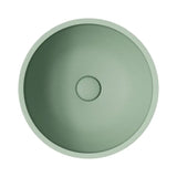 Alba Round Concrete Above Counter Basin, Sage fienza