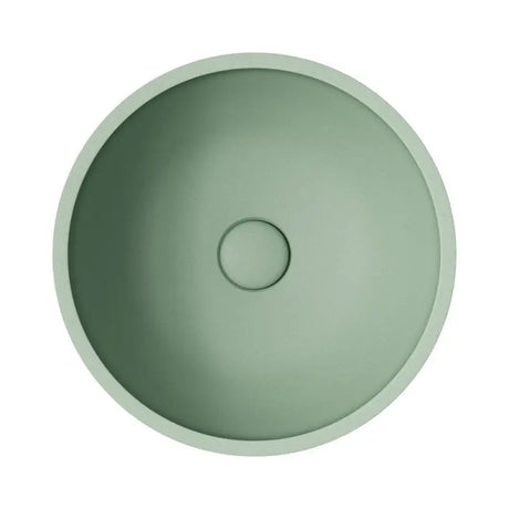 Alba Round Concrete Above Counter Basin, Sage fienza