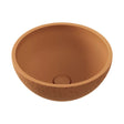 Alba Round Concrete Above Counter Basin, Tuscan fienza