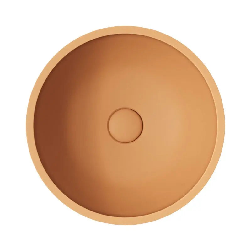 Alba Round Concrete Above Counter Basin, Tuscan fienza