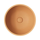 Alba Round Concrete Above Counter Basin, Tuscan fienza