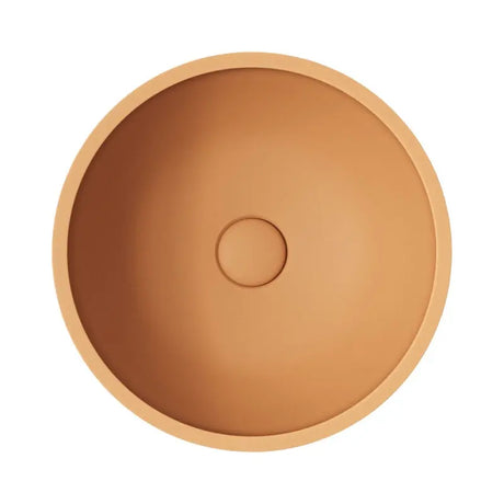 Alba Round Concrete Above Counter Basin, Tuscan fienza