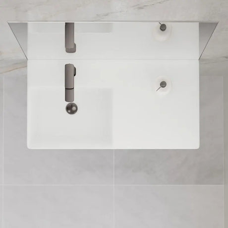 Petra 800 Left-Hand Wall Basin fienza