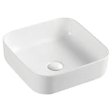 Petra Above Counter Basin, No Tap Hole fienza