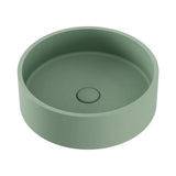 Jada Round Concrete Above Counter Basin, Sage fienza