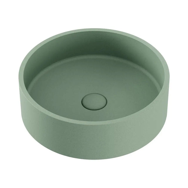Jada Round Concrete Above Counter Basin, Sage fienza