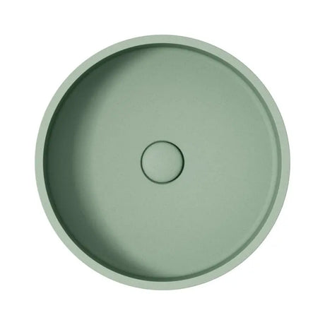 Jada Round Concrete Above Counter Basin, Sage fienza