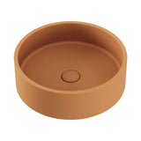 Jada Round Concrete Above Counter Basin, Tuscan fienza
