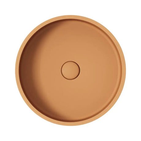 Jada Round Concrete Above Counter Basin, Tuscan fienza