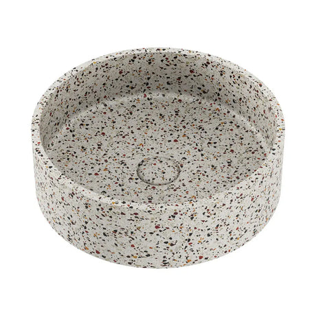 Jada Round Concrete Above Counter Basin, Terrazzo fienza