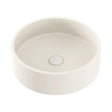 Jada Round Concrete Above Counter Basin, Warm White fienza
