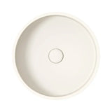 Jada Round Concrete Above Counter Basin, Warm White fienza