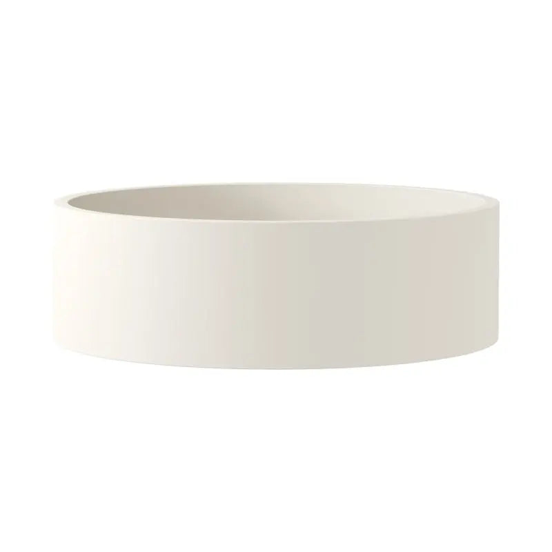 Jada Round Concrete Above Counter Basin, Warm White fienza