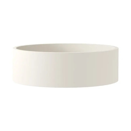 Jada Round Concrete Above Counter Basin, Warm White fienza