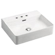 Petra Above Counter Basin, 3 Tap Holes fienza