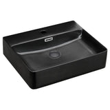 Petra Matte Black Above Counter Basin fienza