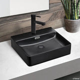 Petra Matte Black Above Counter Basin fienza