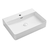 Petra 600 Above Counter Basin, 1 Tap Hole fienza